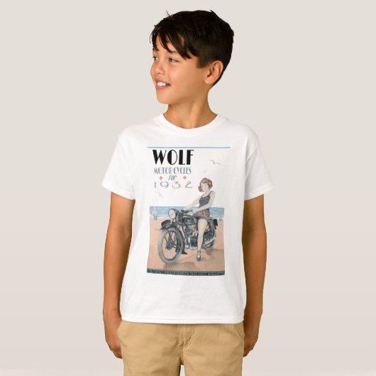 T-shirt Wolf Motorcycles (Devant entier)