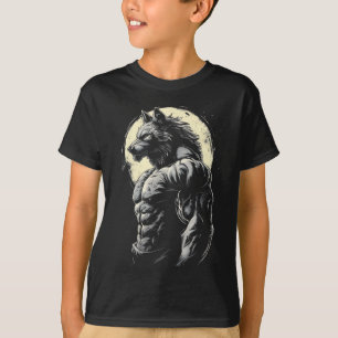 T-shirt Wolf Muscles musculaires Bodybuilding Werewolf