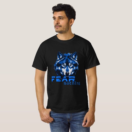 T-shirt Wolf ne craint rien (Devant entier)