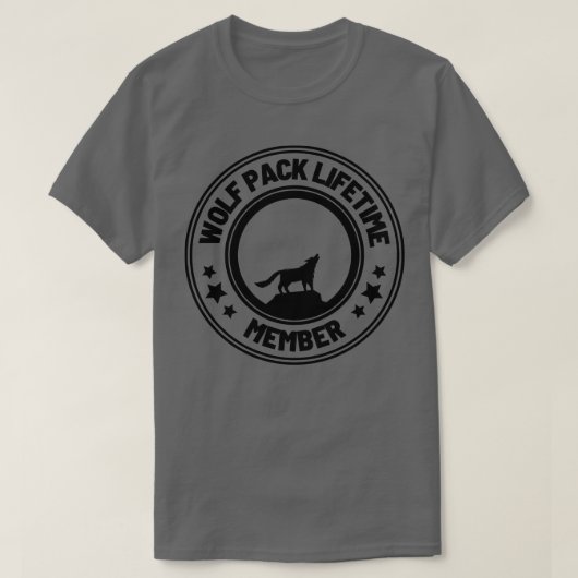 T-shirt Wolf Pack Adhésion à vie 23 (Design devant)