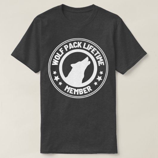 T-shirt Wolf Pack Adhésion à vie 37 (Design devant)