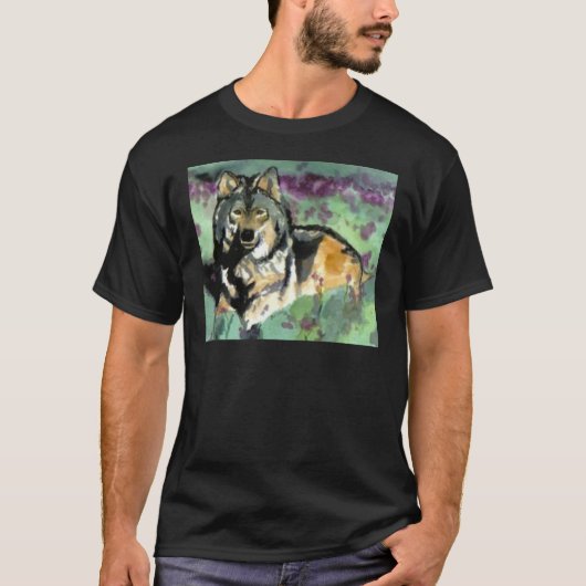 T-shirt Wolf par Paula Atwell (Devant)