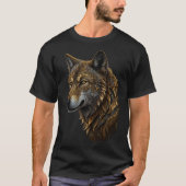 T-SHIRT WOLF PORTRAIT (Devant)