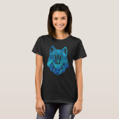T-shirt Wolf Portrait Faune Forêt Animal Predateur Wolf (Devant entier)