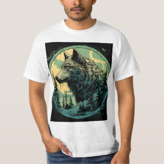 T-shirt Wolf Spirit Wild - Anima Wilderness