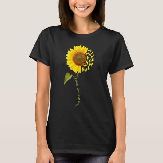 T-shirt Wolf Sunflower (Devant)