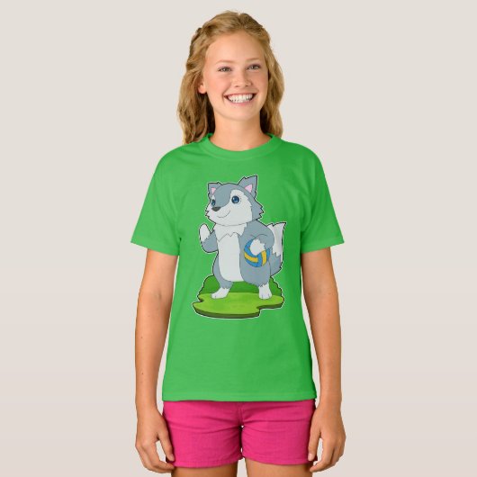 T-shirt Wolf Volley-ball (Devant entier)