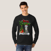 T-shirt Wolf   Xmas Decorations Santa Wolf Christmas (Devant entier)