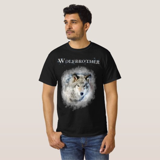 T-shirt Wolfbrother Dark Version Wheel of time inspired (Devant entier)