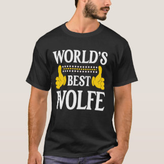 T-shirt Wolfe Nom de famille Funny Team Famille Nom du mon