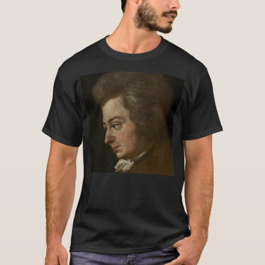 T-shirt Wolfgang Amadeus Mozart (1756-1791) Par Joseph (Devant)