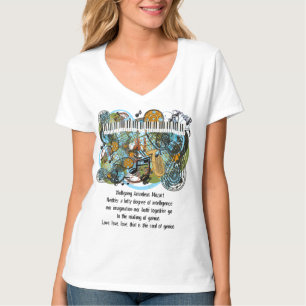 T-shirt Wolfgang Amadeus Mozart Citations inspirantes