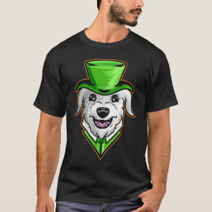 T-shirt Wolfhound irlandais avec Casquette vert partie St