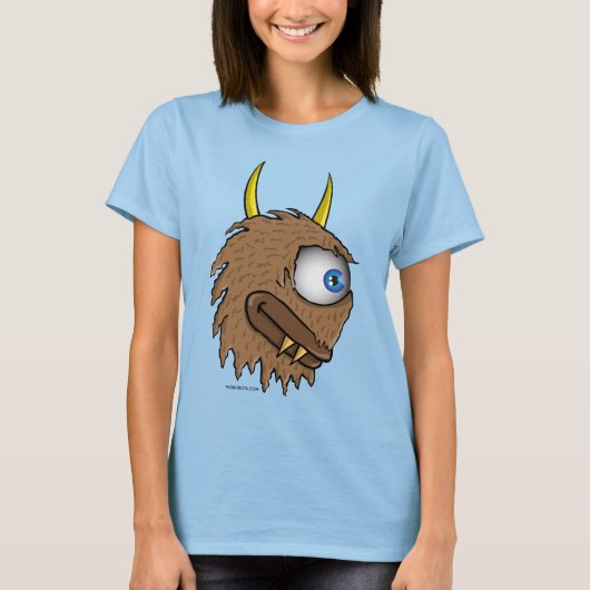 T-shirt Wolfie sur TheBioBots.com (Devant)
