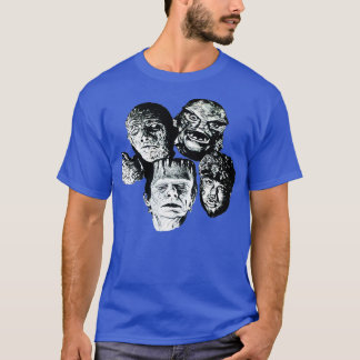 T-shirt Wolfman The Mummy GillMan