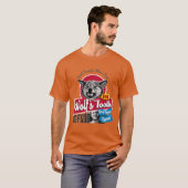 T-shirt Wolfsooth Dog Food Dirty Hippie Flavor funny retro (Devant entier)