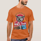 T-shirt Wolfsooth Dog Food Dirty Hippie Flavor funny retro (Devant)