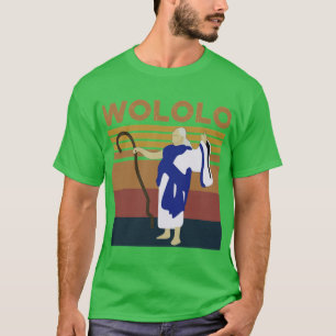 T-shirt Wololo Prêtre Aoe Age Of Empires Jeu Cadeau de jeu