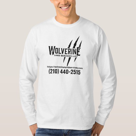 T-shirt Wolverine Land Services (Devant)