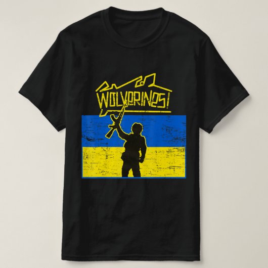 T-shirt Wolverines d'Ukraine (Design devant)