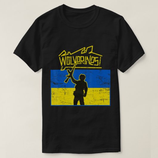 T-shirt Wolverines d'Ukraine (Design devant)