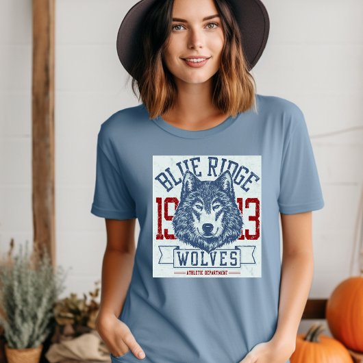 T-shirt Wolves Blue Ridge