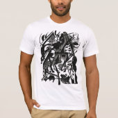 T-shirt Wolves Reborn – Retro B&W Expression Tee (Devant)
