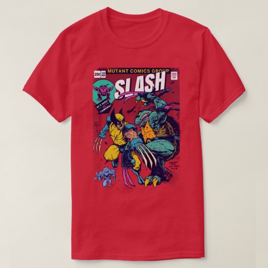 T-SHIRT WOLVIE V SLASH (Design devant)