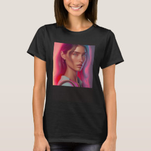 T-shirt Woman Race Car Pink Sunset Explorer Voyage au trav