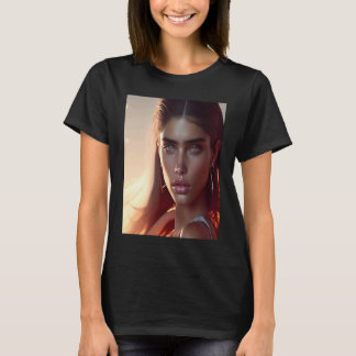 T-shirt Woman Radiant Glow Glowing Look Colors Yellow Suns
