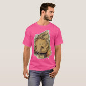 T-shirt Wombat Abstrait (Devant entier)