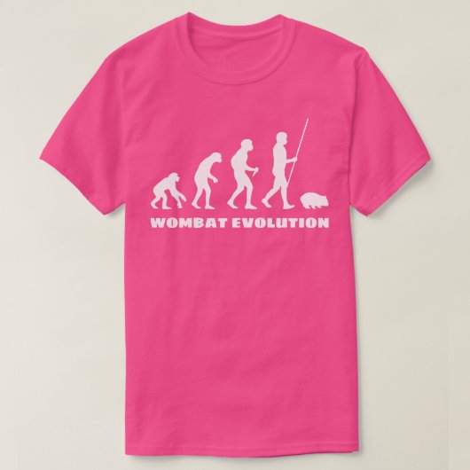 T-shirt Wombat Evolution (Design devant)