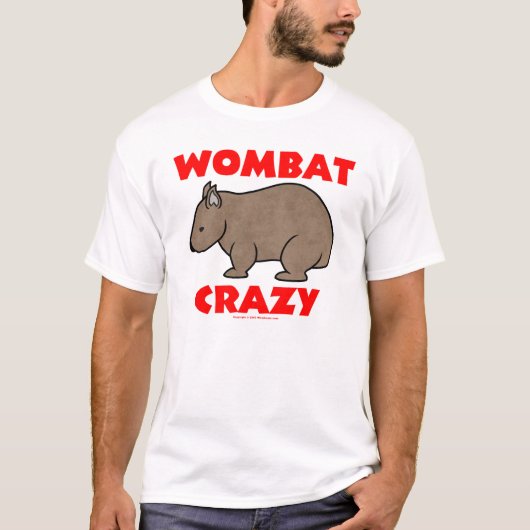 T-shirt Wombat fou (Devant)