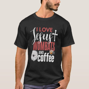 T-shirt Wombat Jesus Café Animal Wombat