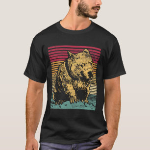 T-shirt Wombat Retro