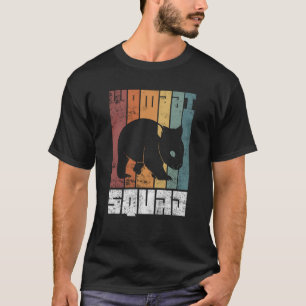 T-shirt Wombat Squad Cute Australian Wildlife Rodent Anima