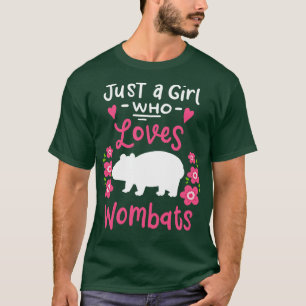 T-shirt Wombat Wombat Lover Australie