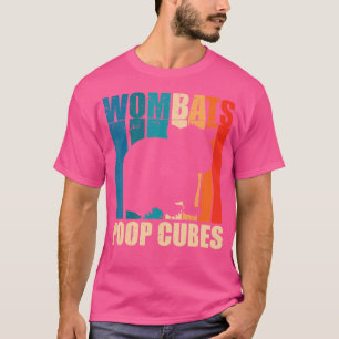 T-shirt Wombats Cubes Poop Pour Un Amoureux Wombats