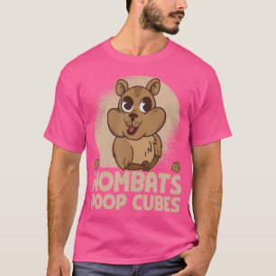 T-shirt Wombats Cubes Poop Pour Un Amoureux Wombats