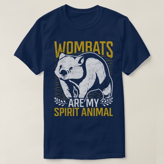 T-shirt Wombats sont mon esprit animal Aussie Wombat (Design devant)