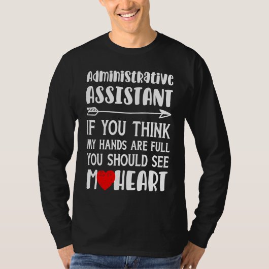 T-shirt Women Administrative Assistant (Devant)