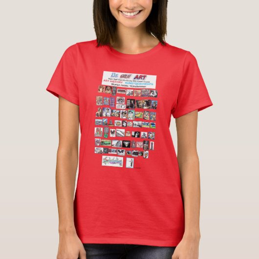 T-shirt Women Art History Complete (Devant)