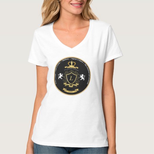 T-shirt Women’s Lewis Crest v-neck tee (Devant)