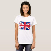 T-shirt Women T Shirt with Flag of United Kingdom (Devant entier)