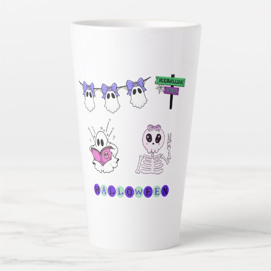 T-Shirt, Women Tee Shirts/ Coffee Mug. Latte Mok (Voorkant)