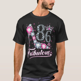 T-shirt Womens 86 Et Fabuleux 1935 86E Cadeau Anniversaire