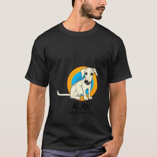 T-shirt Womens Alan The Wonky Dog  Goofy Ugly Dog Lover So (Devant)