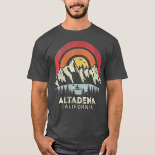 T-shirt Womens Altadena California Mountain Sunset Sunrise