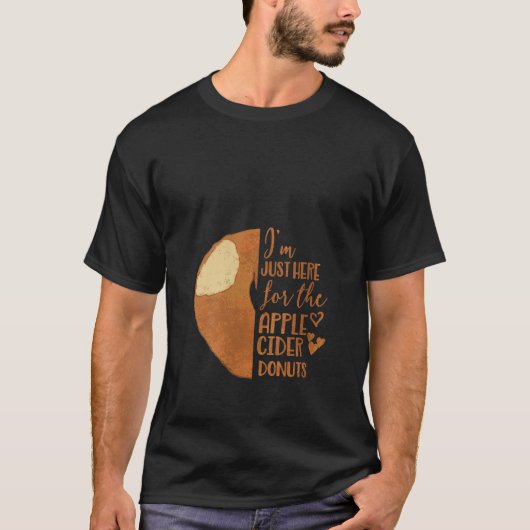 T-shirt Womens Apple Cider Donuts Funny Fall Quote Autumn  (Devant)
