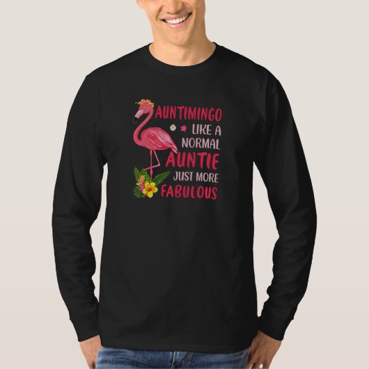 T-shirt Womens Auntimingo Like a Normal Aunt Just More Fab (Devant)